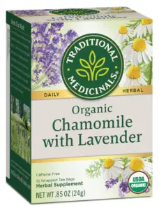 Traditional Medicinals, Organic Chamomile with Lavender, 16 bags.