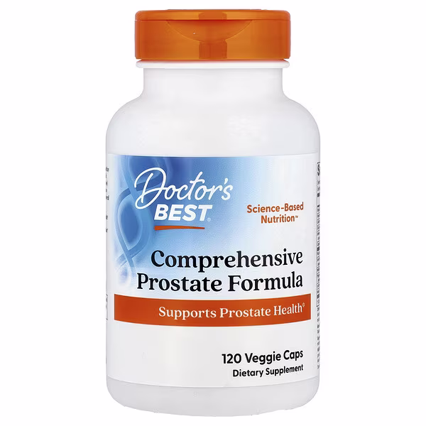 Doctors Best Comprehensive Prostate Formula 120 Veggie Caps Threeleaf Health Wellness Club ThreeLeaf Health Wellness Club