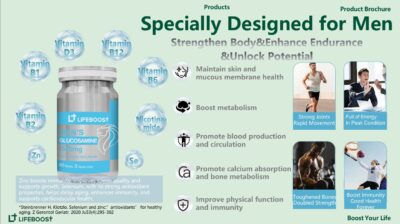 Lifeboost Men's Glucosamine full product