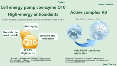 Lifeboost NMN10000+Q10 supplement capsules