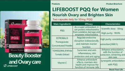 Lifeboost PQQ Youth Renewal bottle front