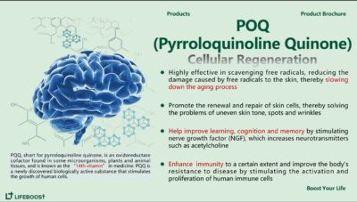 Lifeboost PQQ Youth Renewal product angle view