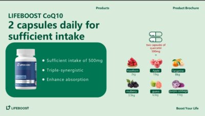 Lifeboost Quercetin top view