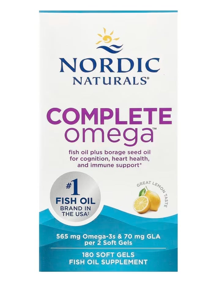 Nordic Naturals Complete Omega™ Lemon 180 Soft Gels - Threeleaf Health & Wellness Club
