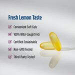 Nordic Naturals, Complete Omega 1000 mg – Lemon, 180 sgls. – product label and package view 5