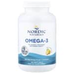 Nordic Naturals, Omega-3, Lemon, 180 Soft Gels – product label and package view 3
