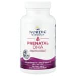 Nordic Naturals, Prenatal DHA, 180 sgls. – product label and package view 3