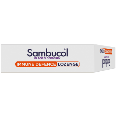 Sambucol Immune Defence Lozenges side panel