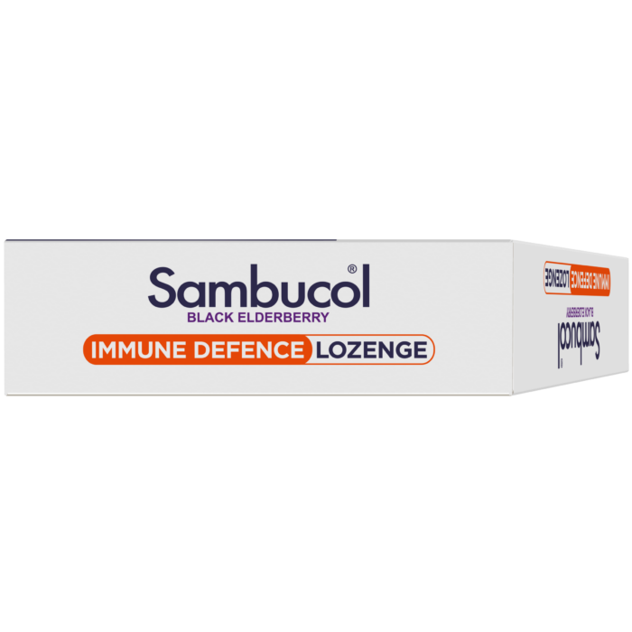 Sambucol Immune Defence Lozenges side panel