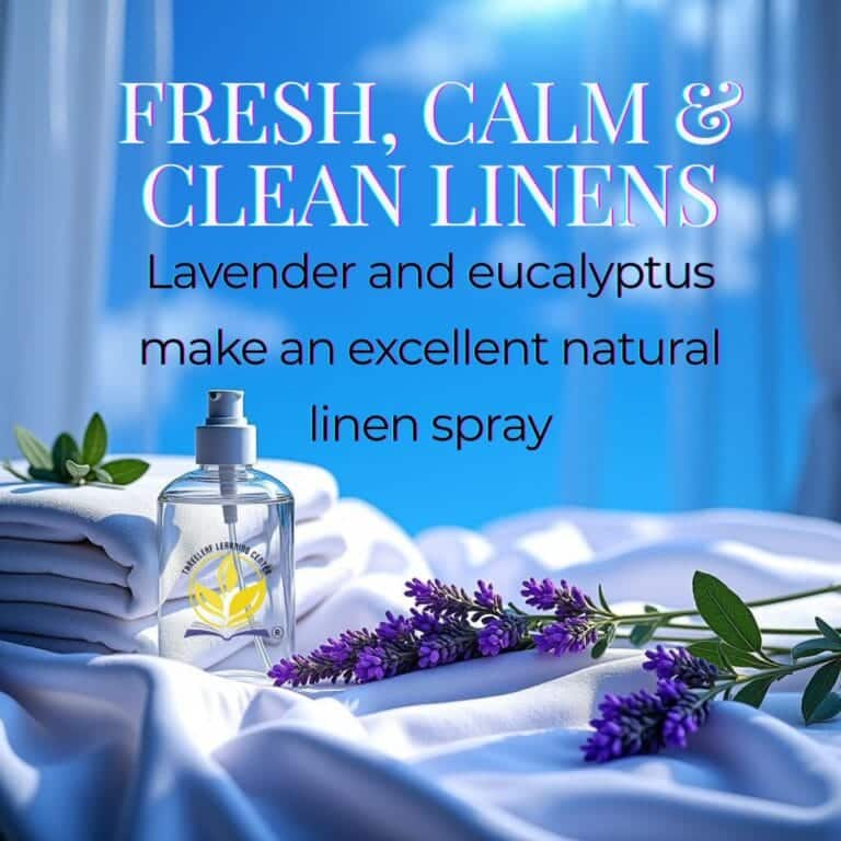 Fresh, Calm & Clean Linens: A Natural Lavender + Eucalyptus Linen Spray (Easy DIY)