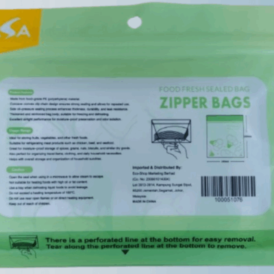 zhipper bag ThreeLeaf Health  Wellness Club  