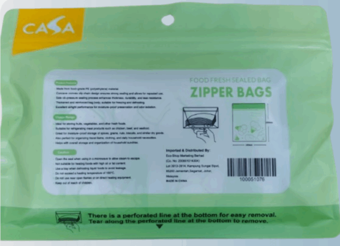 zhipper bag ThreeLeaf Health  Wellness Club  