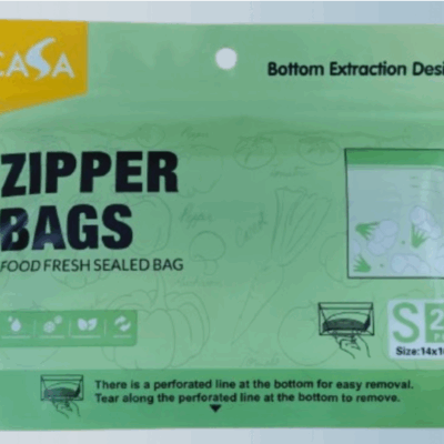zipper bag ThreeLeaf Health  Wellness Club  
