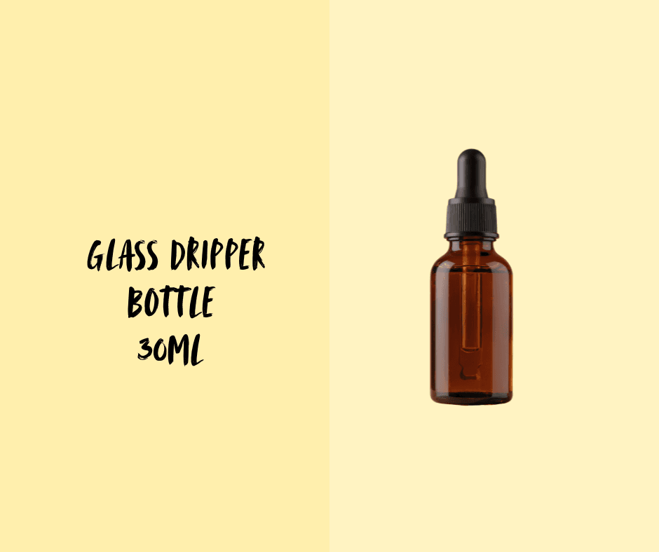 Glass Dripper Bottle 30ml Threeleaf Health Wellness Club ThreeLeaf Health Wellness Club