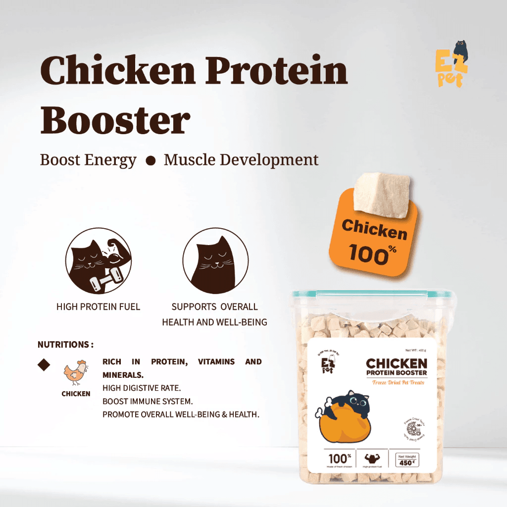 Ezpet Chicken Protein Booster 450g Threeleaf Health Wellness Club ThreeLeaf Health Wellness Club