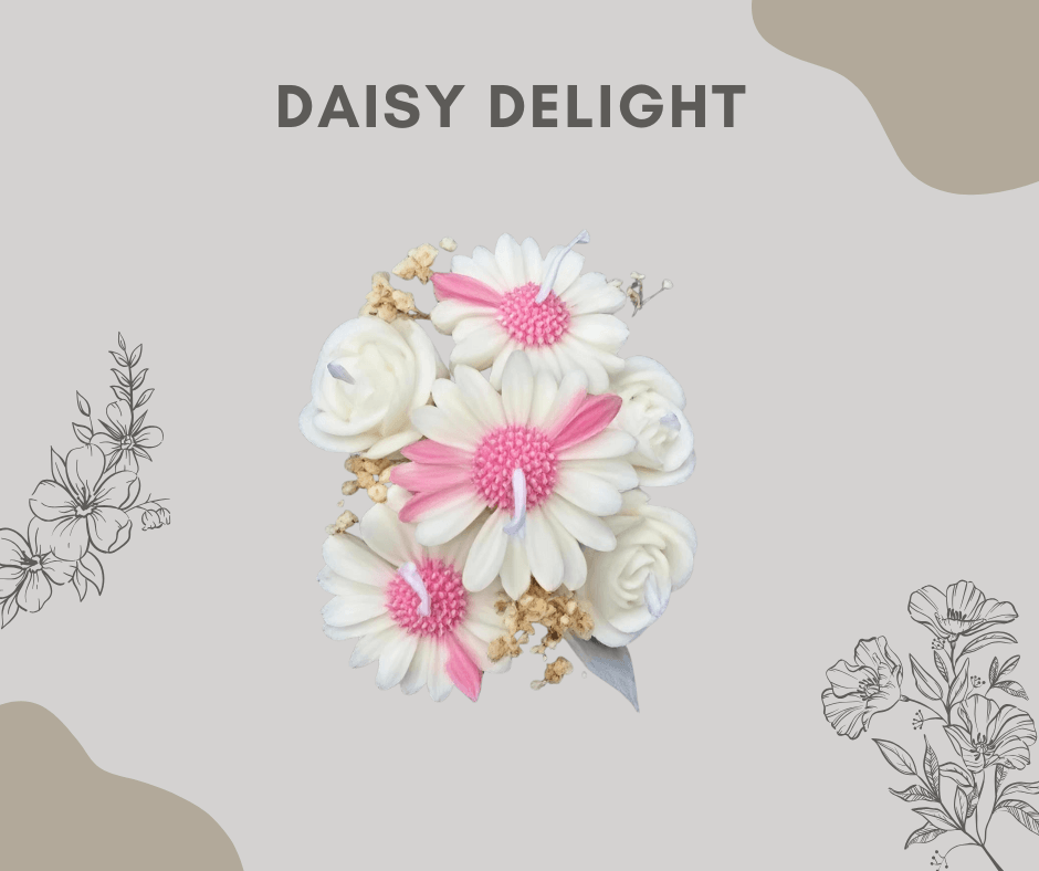 Daisy Delight Candle Threeleaf Health Wellness Club ThreeLeaf Health Wellness Club
