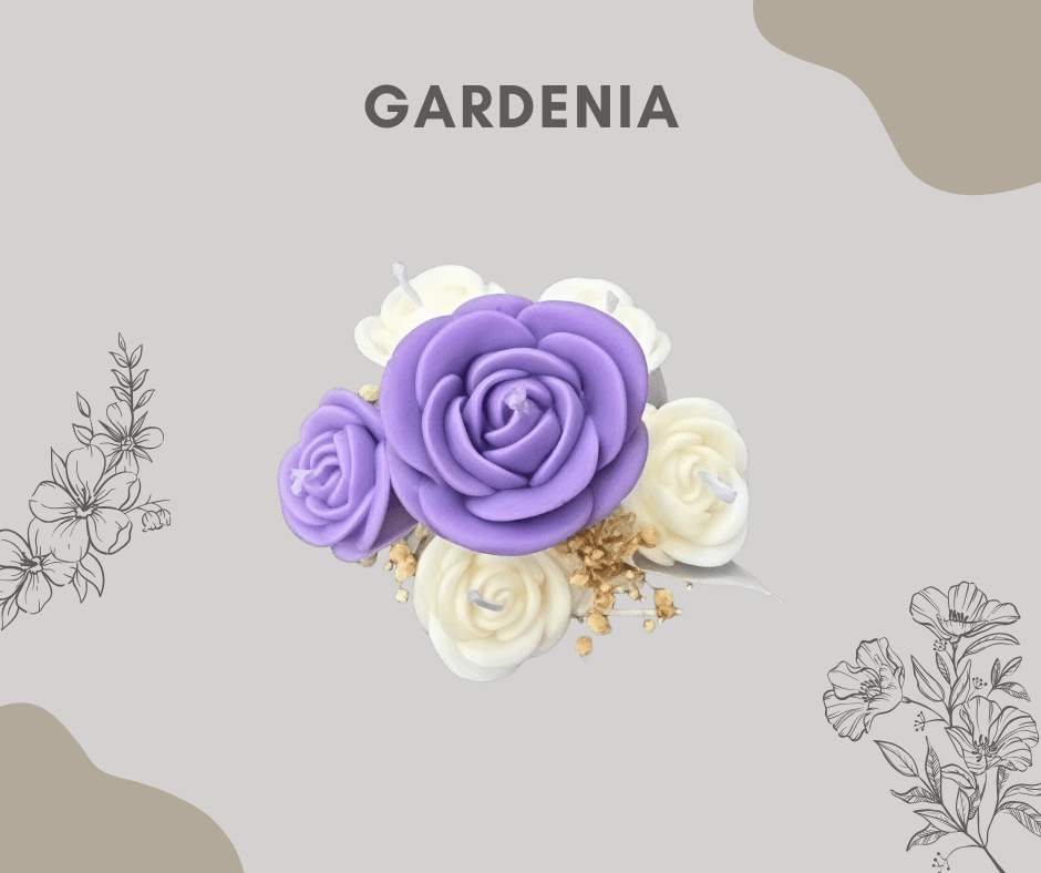 Gardenia Candle Threeleaf Health Wellness Club ThreeLeaf Health Wellness Club