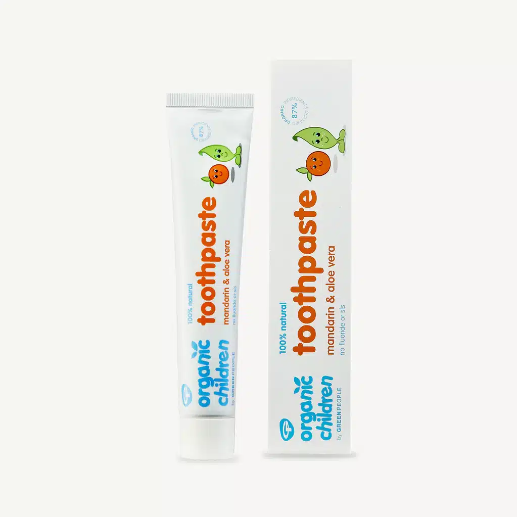 Green People Organic Children Mandarin Aloe Vera Toothpaste 50ml Threeleaf Health Wellness Club ThreeLeaf Health Wellness Club