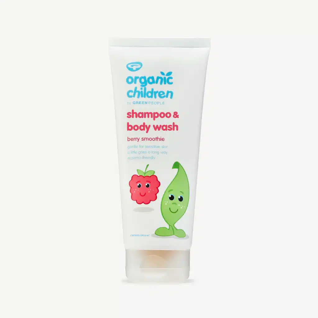Green People Organic Children Shampoo Body Wash Berry Smoothie 200ml Threeleaf Health Wellness Club ThreeLeaf Health Wellness Club