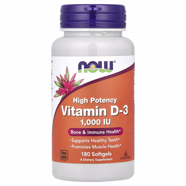 Now Foods Vitamin D3 High Potency 1000 Iu 180 Softgels Threeleaf Health Wellness Club ThreeLeaf Health Wellness Club