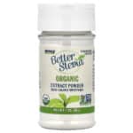 NOW Foods, Better Stevia®, Organic Extract Powder, 1 oz (28 g) – product label and package view 1