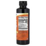 NOW Foods, Certified Organic Flax Seed Oil, 12 fl oz (355 ml) – product label and package view 2