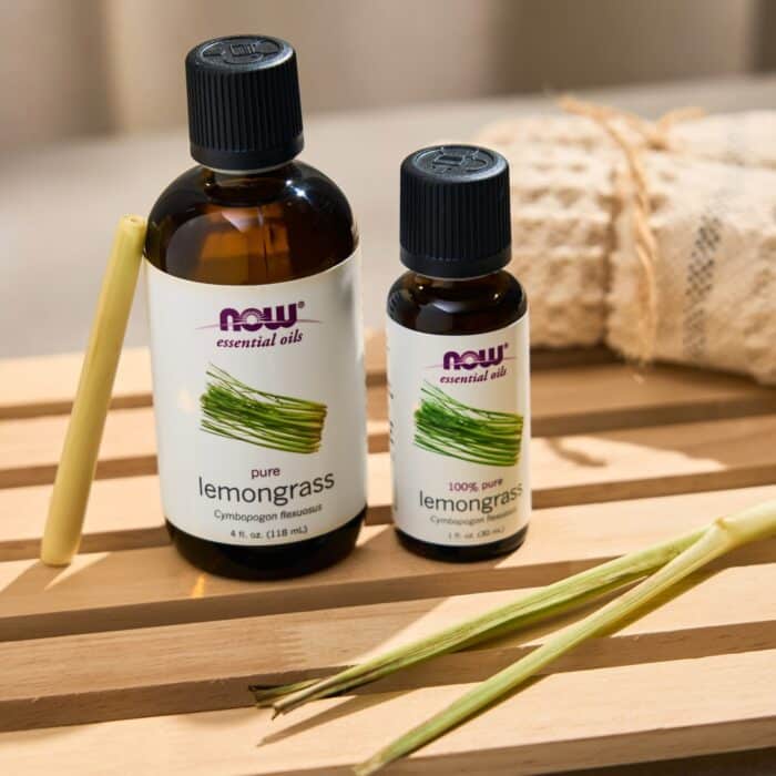 NOW Foods, Essential Oils, Lemongrass, 1 fl oz (30 ml) – product label and package view 6