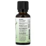 NOW Foods, Organic Essential Oils, Eucalyptus, 1 fl oz (30 ml) – product label and package view 2