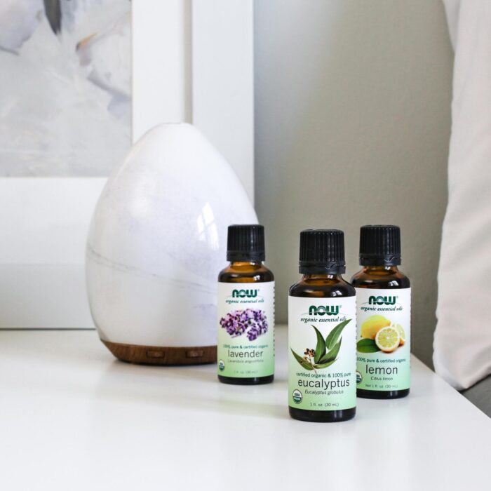 NOW Foods, Organic Essential Oils, Lavender, 1 fl oz (30 ml) – product label and package view 6