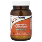 NOW Foods, Probiotic-10 Powder, 2 oz (57 g) – product label and package view 1