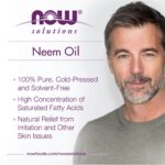 NOW Foods, Solutions, Pure Neem Oil, 1 fl oz (30 ml) – product label and package view 3