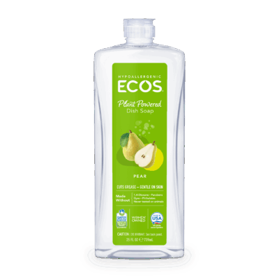 ECOS Dish Soap Pear 739 ml front bottle