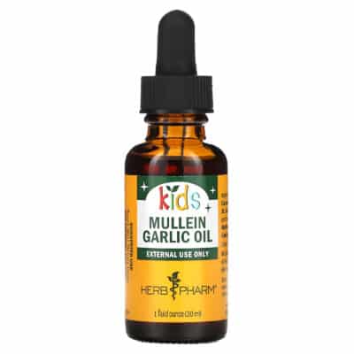 Herb Pharm Kids Mullein Garlic Oil 30 ml front