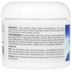 Planetary Herbals Horse Chestnut Cream 113 g ingredients label