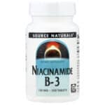 Source Naturals Niacinamide B-3 100 mg 250 tablets front