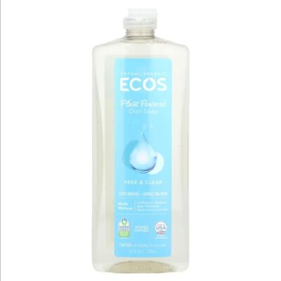 ECOS Hypoallegernic Dishmate- Free & Clear, 739 ml.