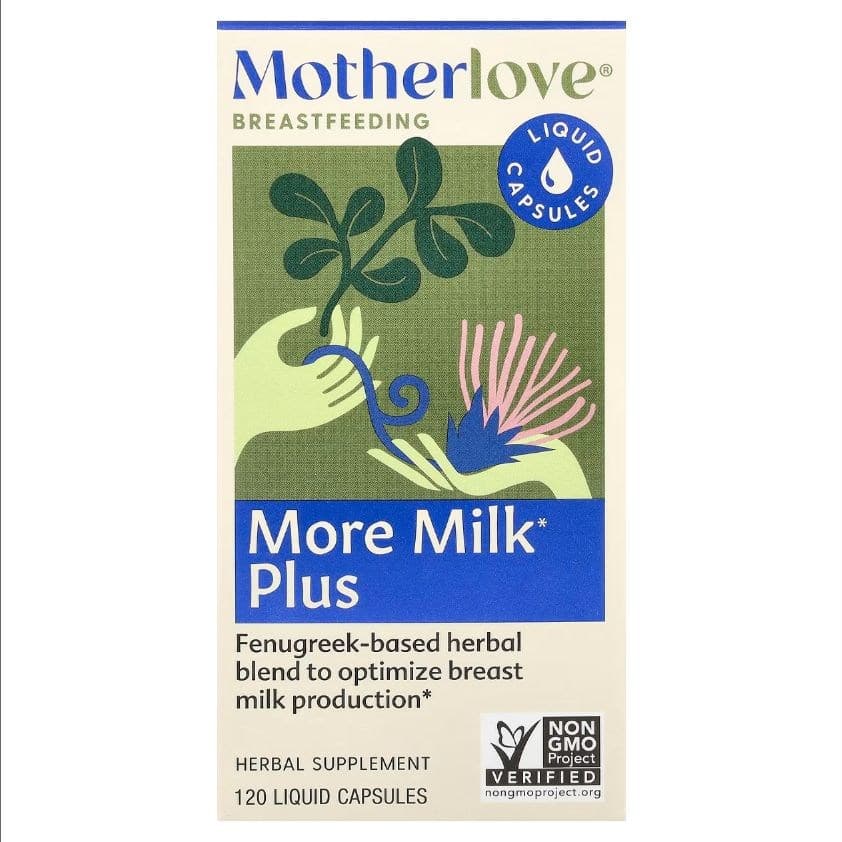 Motherlove More Milk Plus (veg.), 120 Caps. - Threeleaf Wellness Club Motherlove More Milk Plus (Veg.), 120 caps.