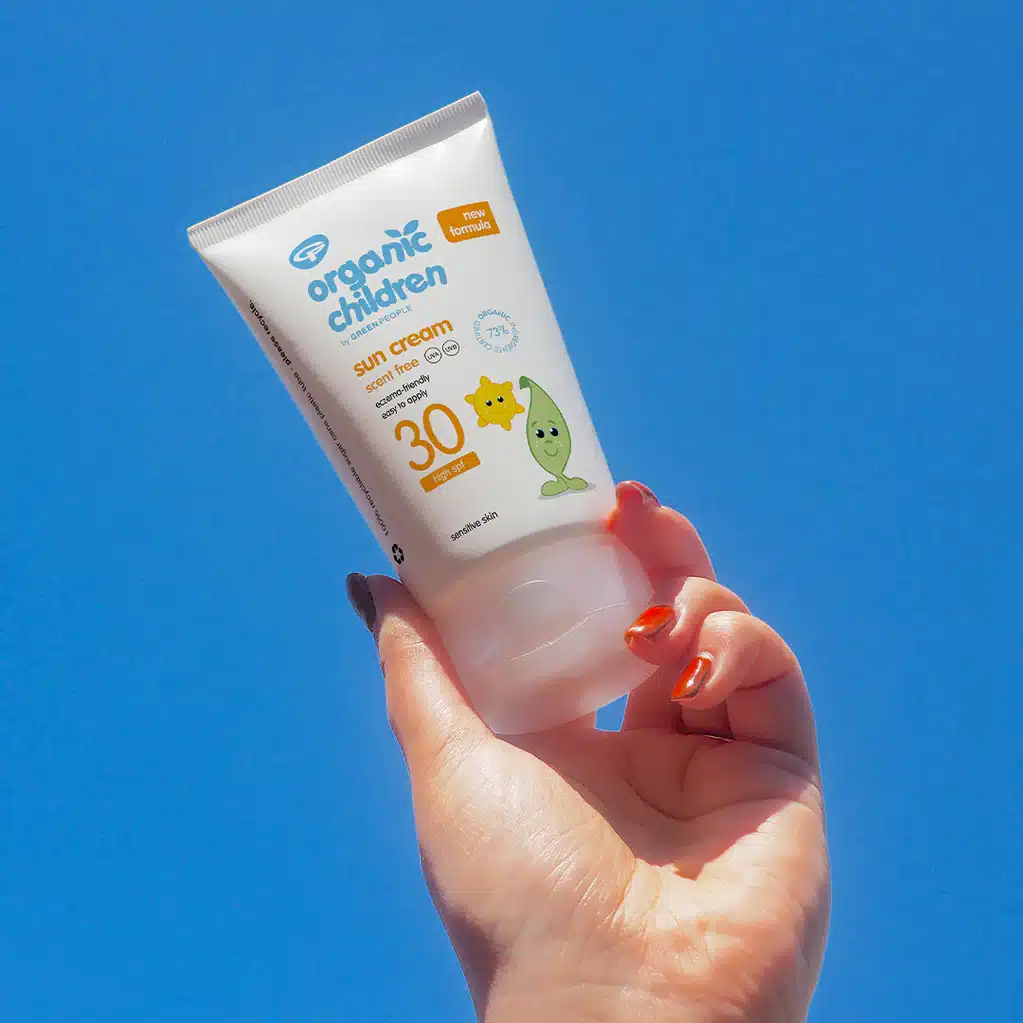 Green People Organic Children Sun Cream Spf30 Scent Free 150 Ml - Threeleaf Health & Wellness Club
