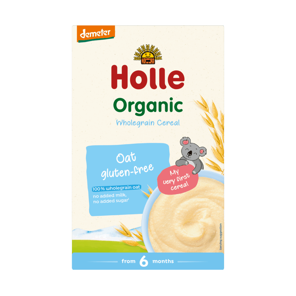 Holle My Very First Cereal - Organic Wholegrain Cereal Oat Gluten-free 250g 6+ Months - Threeleaf Health & Wellness Club