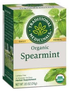 Traditional Medicinals, Organic Spearmint Tea, 16 bags.