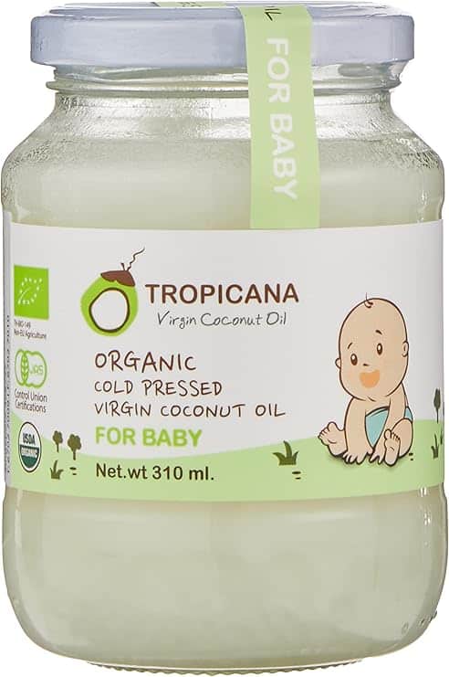 Tropicana Organic Cold Pressed Virgin Coconut Oil for Baby 310ml - Threeleaf Health & Wellness Club