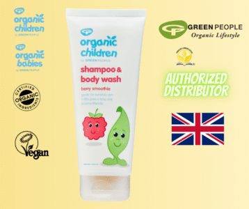 Green People Organic Children Shampoo & Body Wash - Berry Smoothie, 200 ml.