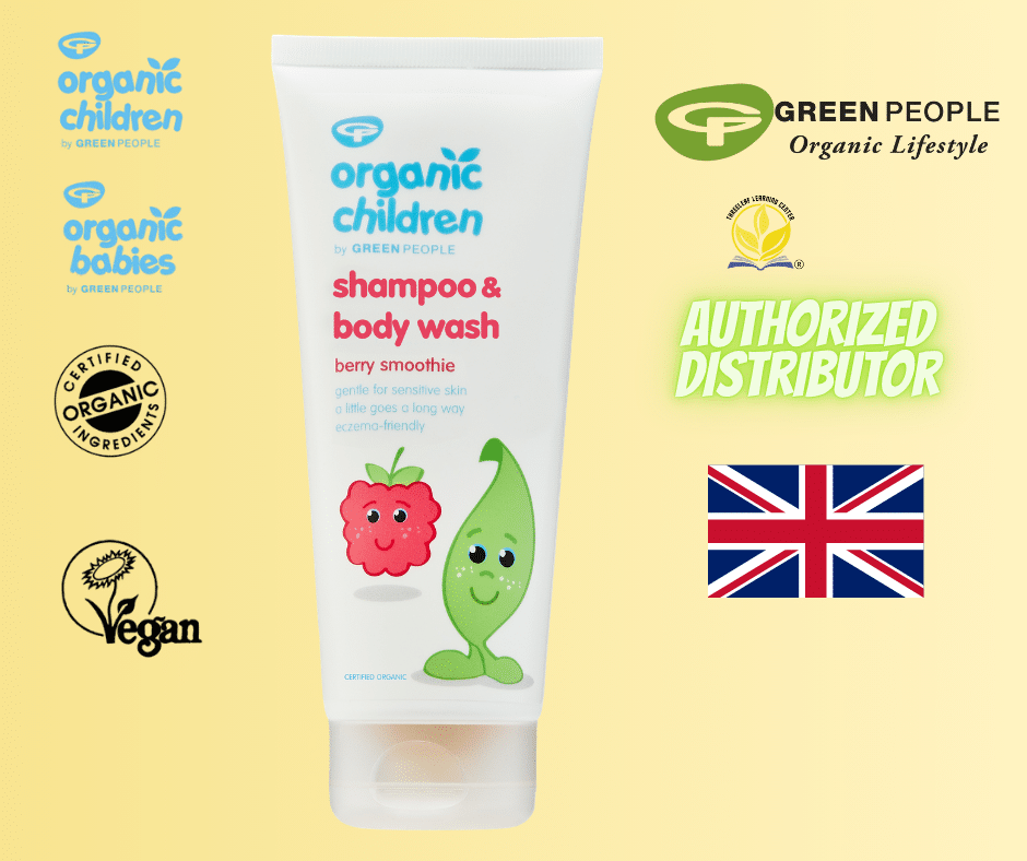 Green People Organic Children Shampoo Body Wash Berry Smoothie - Threeleaf Health & Wellness Club