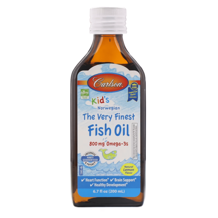 088395015434 - Carlson Kid's Norwegian The Very Finest Fish Oil-Lemon, 200 ml. - gallery image 7