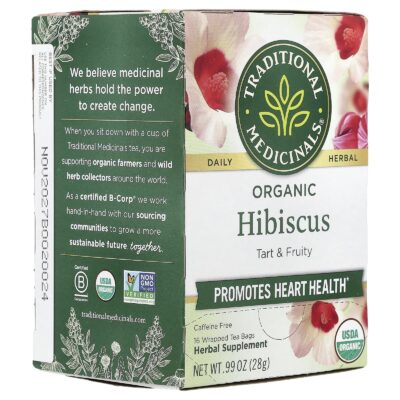 32917002310 - Traditional Medicinals Organic Hibiscus, 16 bags - gallery image 2