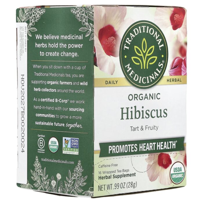 32917002310 - Traditional Medicinals Organic Hibiscus, 16 bags - gallery image 2