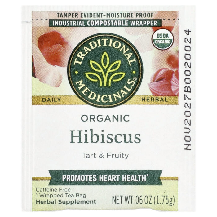 32917002310 - Traditional Medicinals Organic Hibiscus, 16 bags - gallery image 9