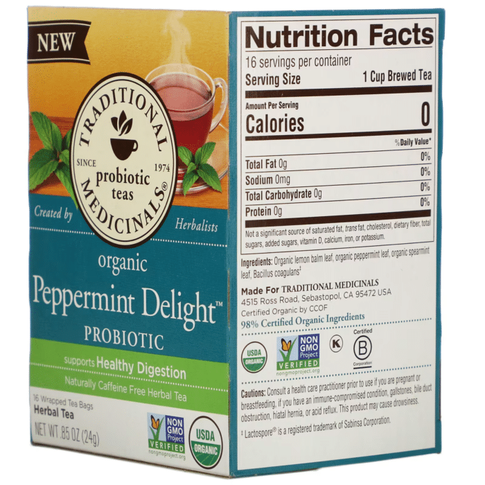 32917002839 - Traditional Medicinals Peppermint Delight, 16 bags - gallery image 7