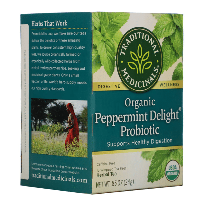 32917002839 - Traditional Medicinals Peppermint Delight, 16 bags - gallery image 10