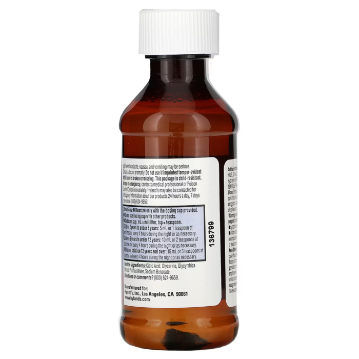 354973337510 - Hyland's Kids Cold & Cough (Nighttime), 118ml. - gallery image 3